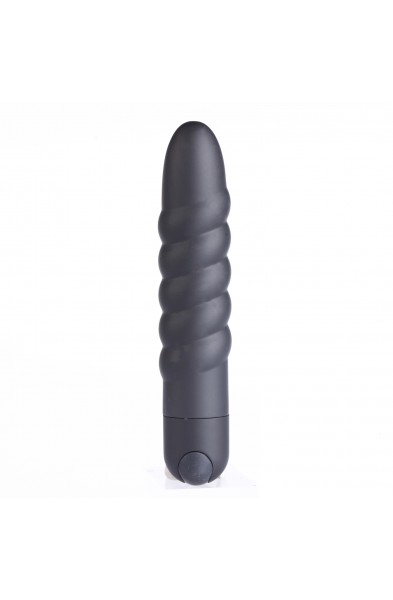Lola 10 Function Vibrating Twisty Bullet - Black