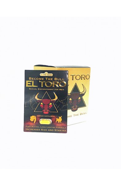 El Toro Male Enhancer 24 Ct Pill Display