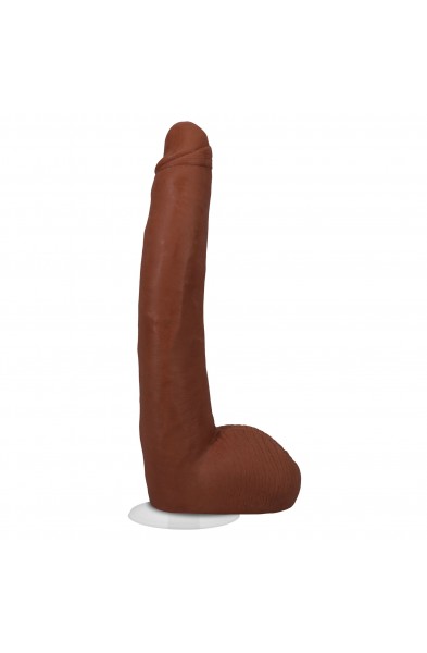Signature Cocks - Alex Jones 11 Inch Cock With  Removable Vac-U-Lock Suction Cup - Caramel
