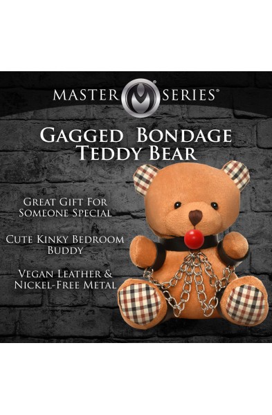 Gagged Teddy Bear Plush