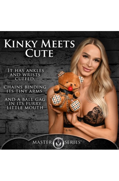 Gagged Teddy Bear Plush