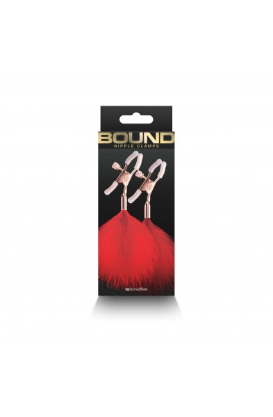 Bound - Nipple Clamps - F1 - Red