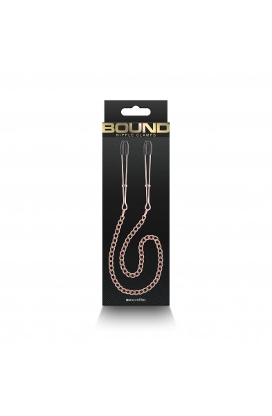 Bound - Nipple Clamps - Dc3 - Rose Gold
