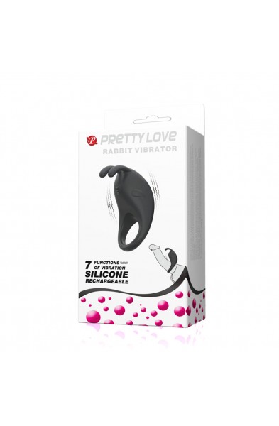 Pretty Love Rabbit Vibrator - Black
