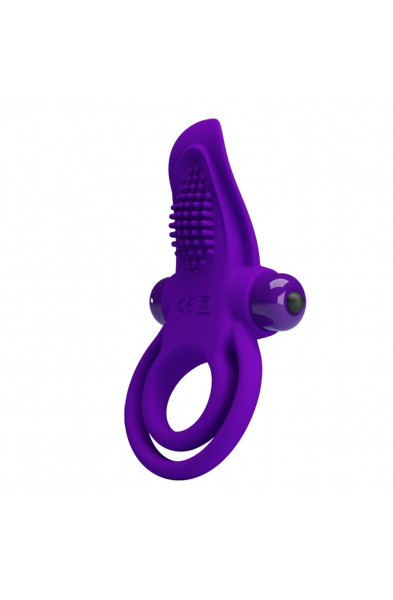 Pretty Love Vibrant Penis Ring - Purple