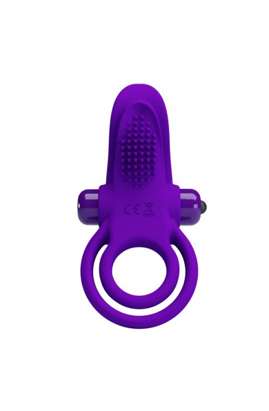 Pretty Love Vibrant Penis Ring - Purple