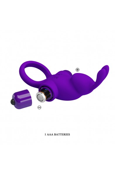 Pretty Love Vibrant Penis Ring I - Purple