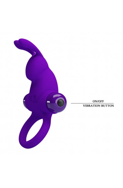 Pretty Love Vibrant Penis Ring I - Purple
