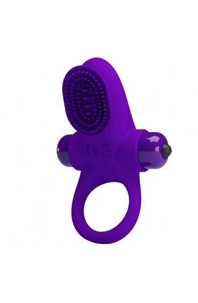Pretty Love Vibrating Cock Ring II - Purple