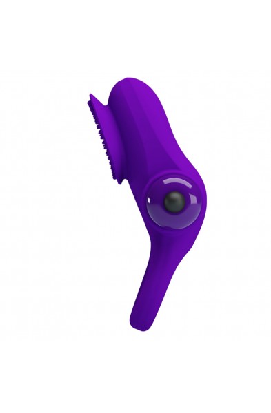 Pretty Love Vibrating Cock Ring II - Purple