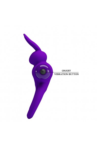 Pretty Love Vibrant Penis Ring III - Purple