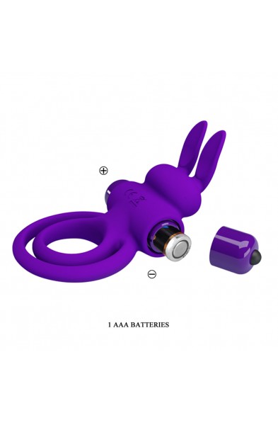Pretty Love Vibrant Penis Ring III - Purple