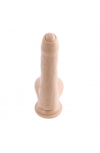 Peek a Boo Vibrating Dildo - Light