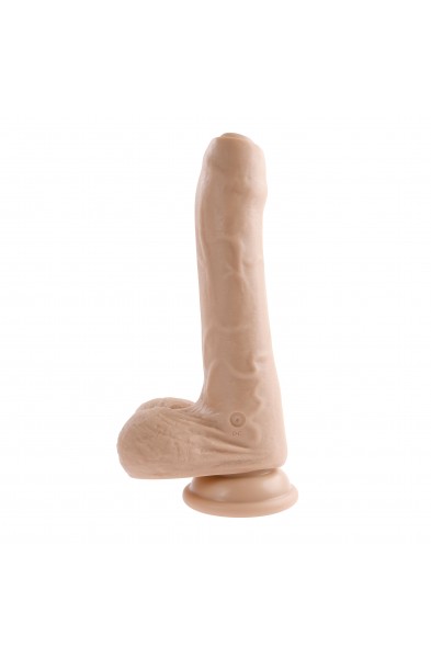 Peek a Boo Vibrating Dildo - Light