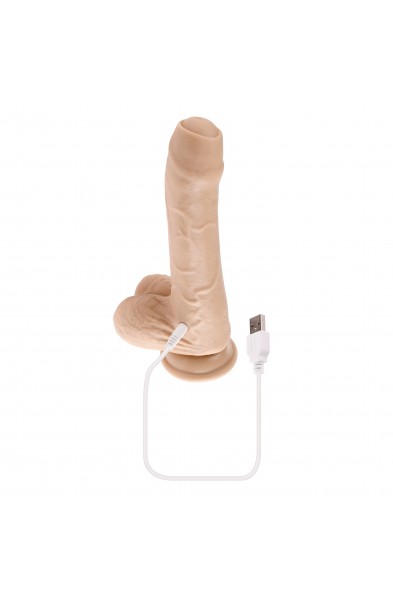Peek a Boo Vibrating Dildo - Light
