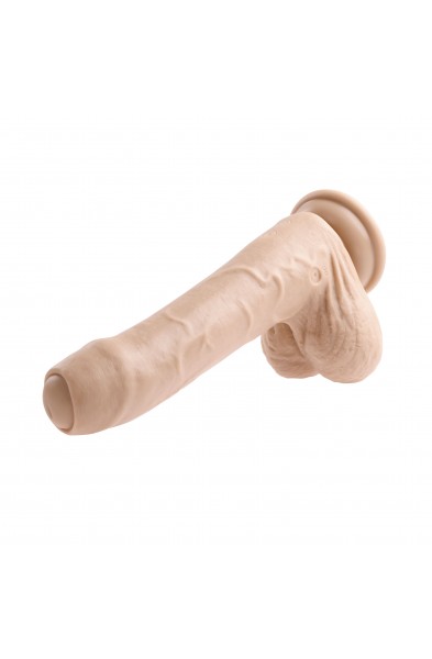 Peek a Boo Vibrating Dildo - Light