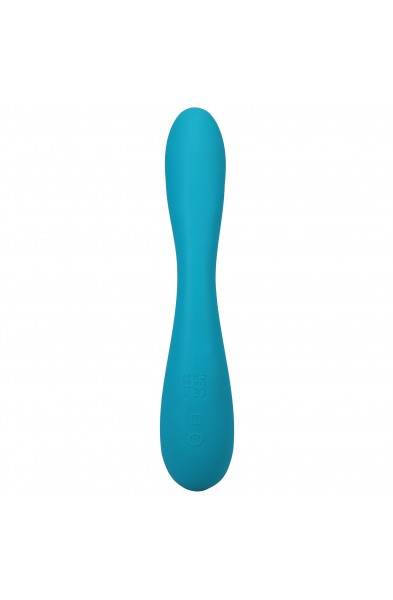 This Product Sucks - Sucking Clitoral Stimulator  With Bendable G-Spot Vibrator - Teal