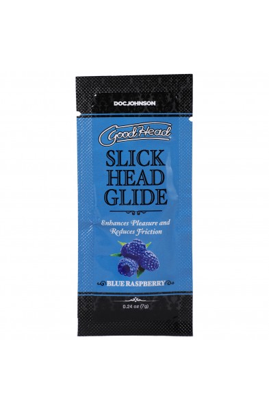Goodhead - Slick Head Glide - Blue Raspberry - 0.24 Oz