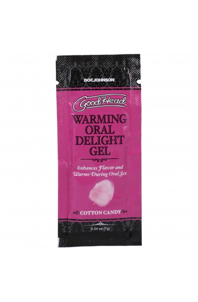 Goodhead - Warming Oral Delight Gel - Cotton Candy - 0.24 Oz