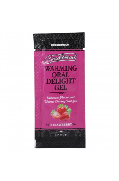 Goodhead - Warming Oral Delight Gel - Strawberry - 0.24 Oz