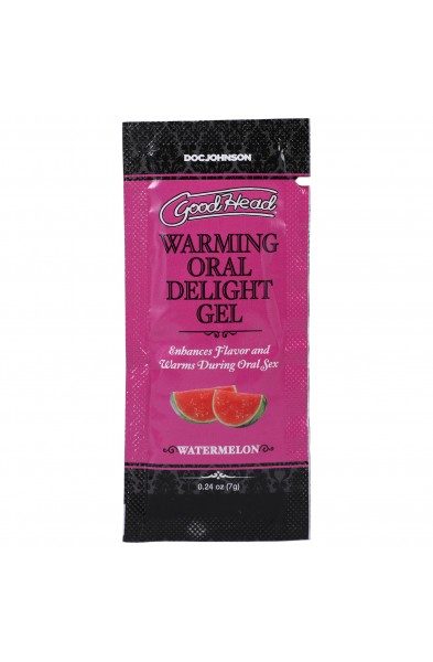 Goodhead - Warming Oral Delight Gel - Watermelon - 0.24 Oz