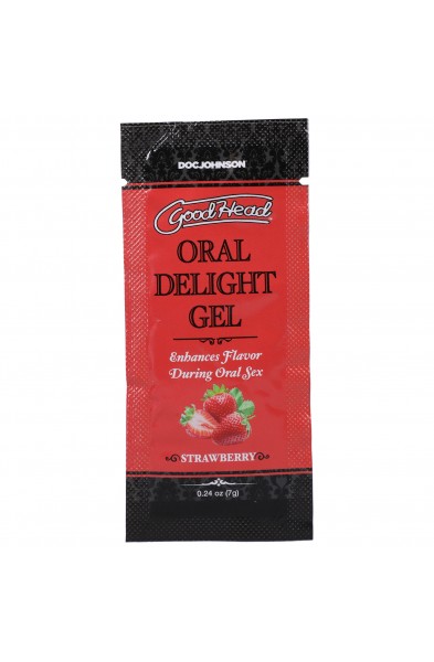 Goodhead - Oral Delight Gel - Strawberry - 0.24 Oz