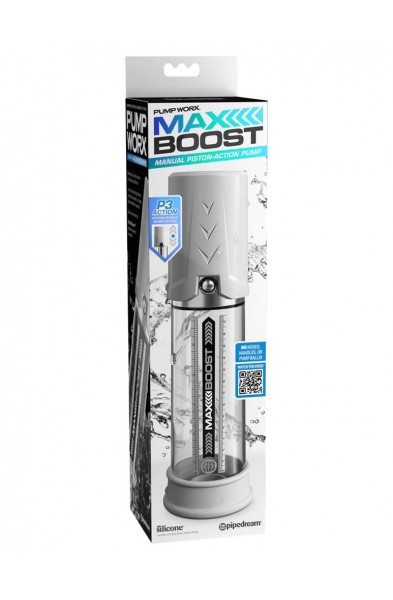 Pump Work Max Boost - White/clear