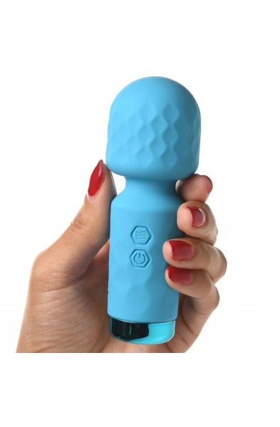 10x Mini Silicone Wand - Blue