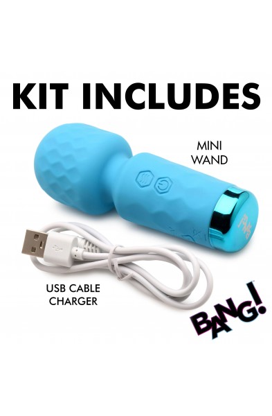 10x Mini Silicone Wand - Blue
