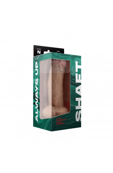 Shaft - Model N 8.5 Inch Liquid Silicone Dong With Balls - Pine