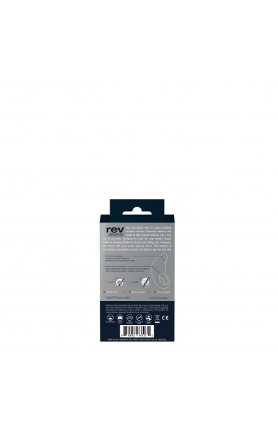 Rev Rechargeable Vibrating C-Ring - Black