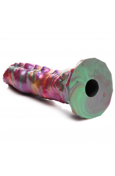 Larva Silicone Ovipositor Dildo With Eggs - Multicolor