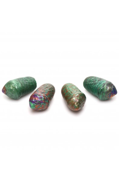Larva Silicone Ovipositor Dildo With Eggs - Multicolor