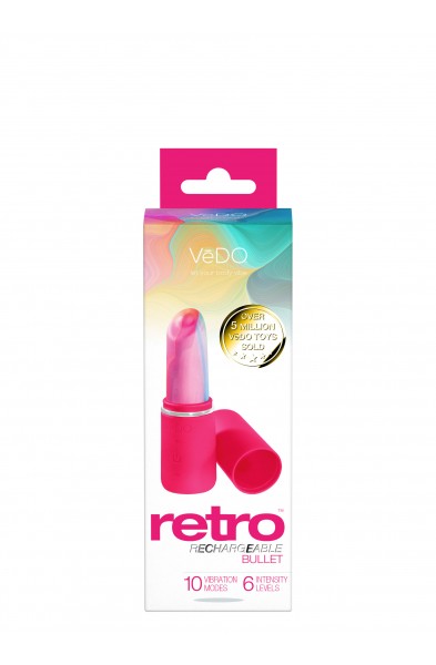 Retro Rechargeable Bullet - Pink