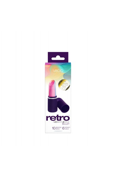Retro Rechargeable Bullet - Purple
