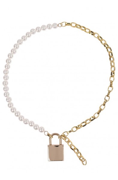 Pearl Day Collar - White/gold
