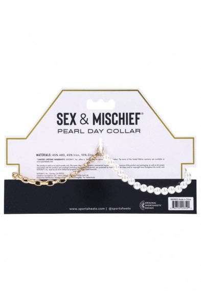 Pearl Day Collar - White/gold