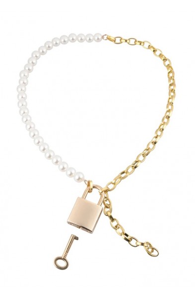 Pearl Day Collar - White/gold