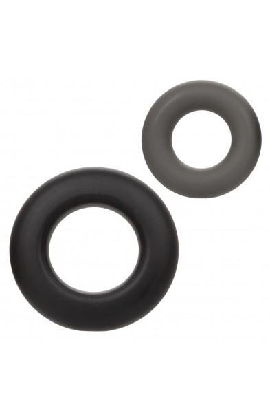 Alpha Liquid Silicone Prolong Set of 2 - Black/gray