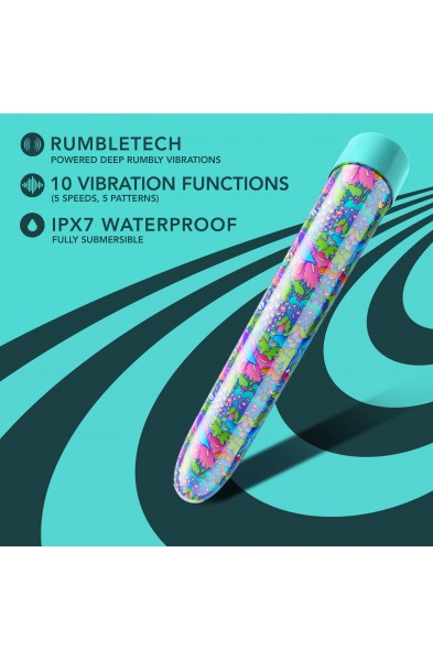 Limited Addiction - Utopia - 7 Inch Rechargeable  Vibe - Aqua