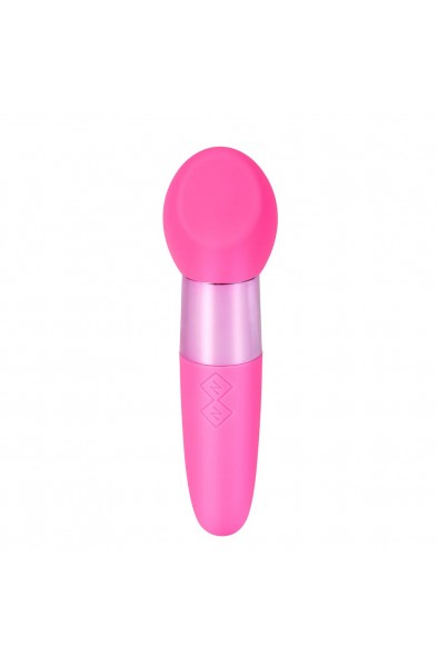 Rina Rechargeable Dual Motor Silicone 15- Function Vibrator - Pink