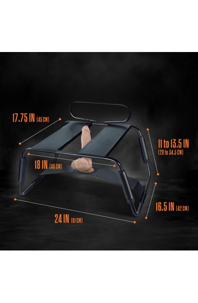 Temptasia - Surrender Sex Chair - Black