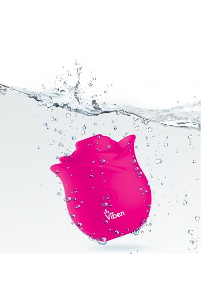 Zen Rose - Hot Pink - Handheld Rose Clitoral and Nipple Stimulator