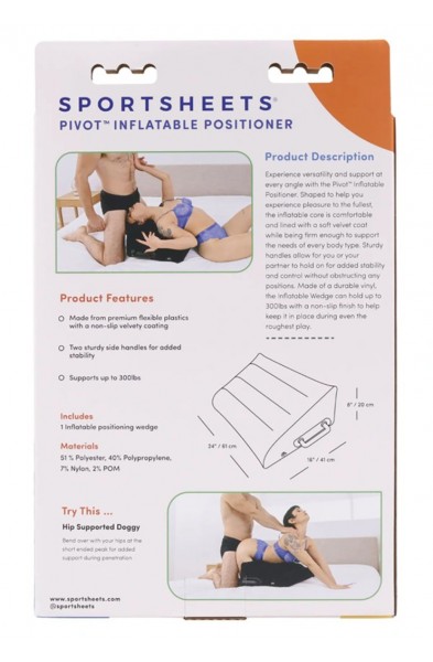 Pivot Inflatable Positioner - Black