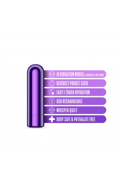 Kool Vibes - Rechargeable Mini Bullet - Grape
