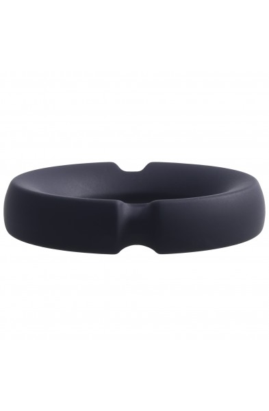 Merci - the Paradox - Silicone Covered Metal Cock  Ring - 50mm - Black