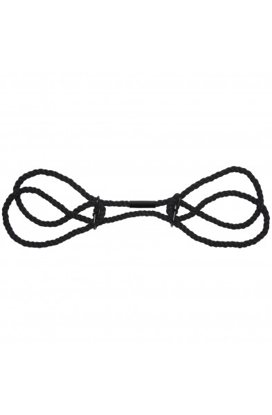 Merci - Restrain - 6mm Hemp Wrist or Ankle Cuffs - Black