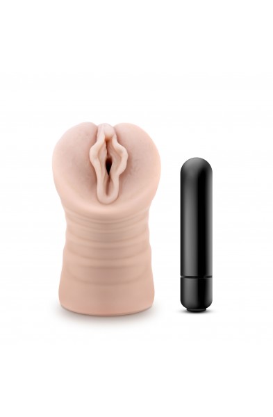 Enlust - Destini - Vibrating Stroker - Beige