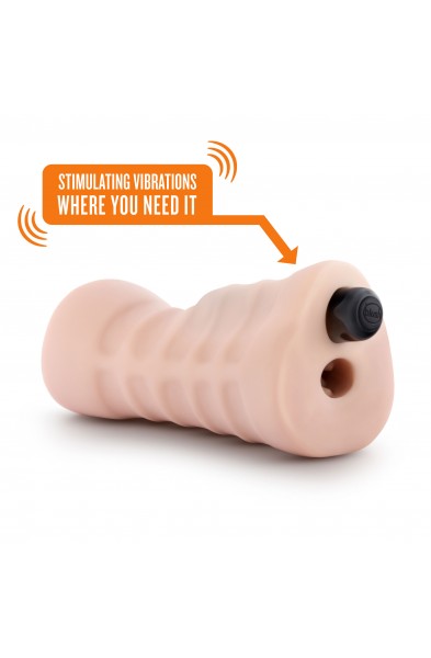 Enlust - Destini - Vibrating Stroker - Beige