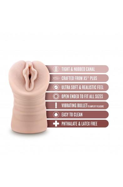 Enlust - Destini - Vibrating Stroker - Beige